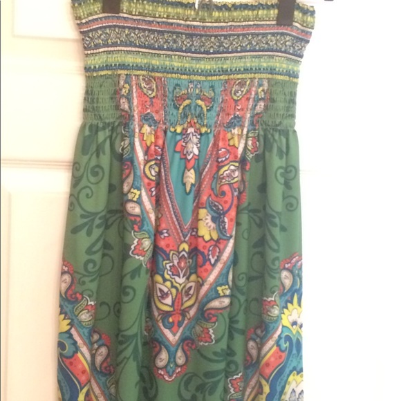 Flying Tomato boho tube top tunic beach coverup - Picture 2 of 3